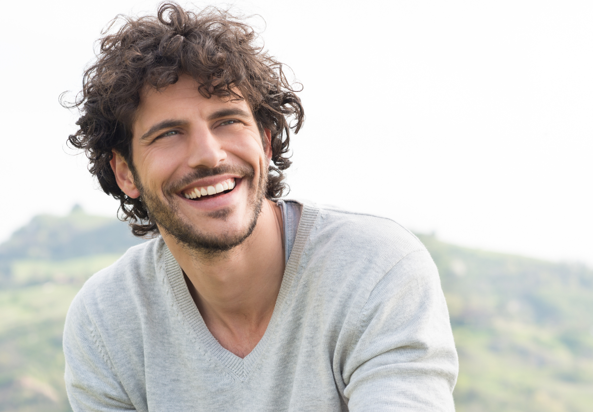 Man smiling outside OCD Frisco TX